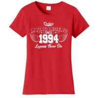 Certified Living Legend Since 1994 Legends Never Die 30th Birthday Wings Women's T-Shirt