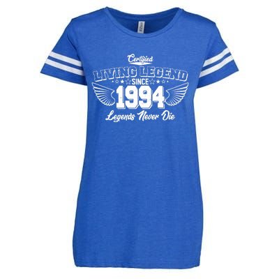 Certified Living Legend Since 1994 Legends Never Die 30th Birthday Wings Enza Ladies Jersey Football T-Shirt