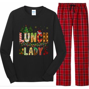 Christmas Lunch Lady Crew Holiday Season Matching Long Sleeve Pajama Set