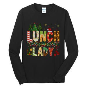 Christmas Lunch Lady Crew Holiday Season Matching Tall Long Sleeve T-Shirt