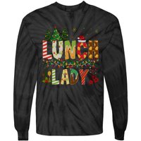 Christmas Lunch Lady Crew Holiday Season Matching Tie-Dye Long Sleeve Shirt