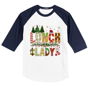 Christmas Lunch Lady Crew Holiday Season Matching Baseball Sleeve Shirt