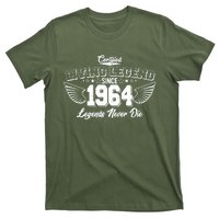 Certified Living Legend Since 1964 Legends Never Die 60th Birthday Wings T-Shirt