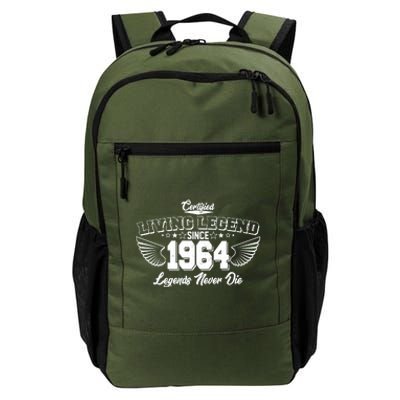 Certified Living Legend Since 1964 Legends Never Die 60th Birthday Wings Daily Commute Backpack