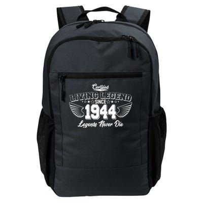 Certified Living Legend Since 1944 Legends Never Die 80th Birthday Wings Daily Commute Backpack