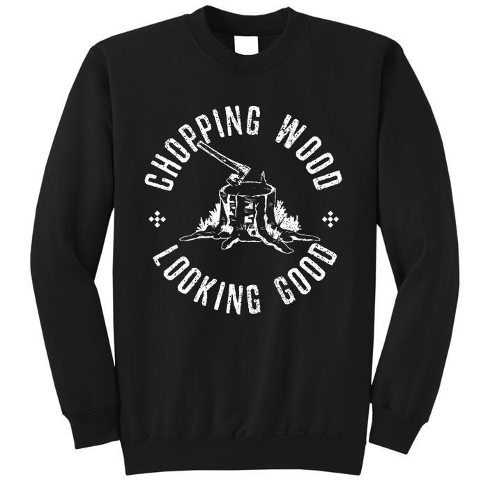 Chainsaw Lumberjack Logger Tree Surgeon Cutter Funny Gift Sweatshirt