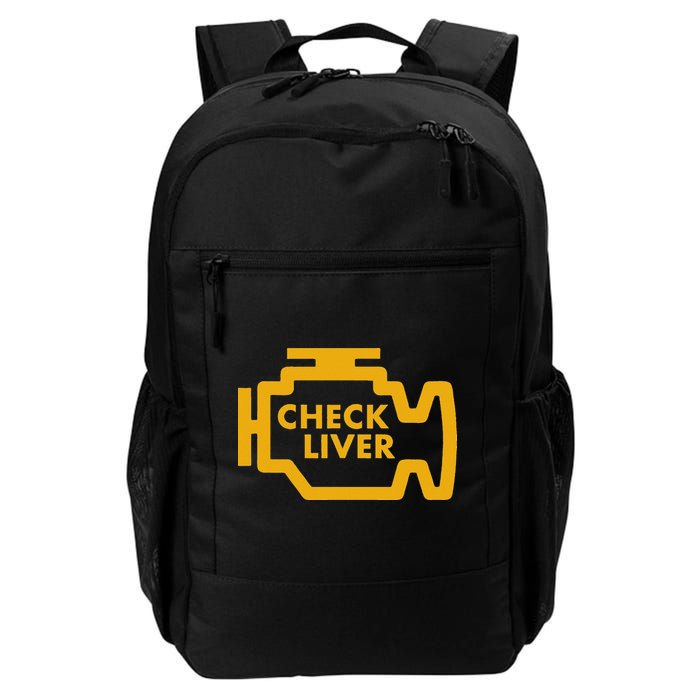 Check Liver Light Funny Drinking Backpack