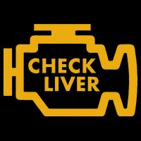 Check Liver Light Funny Drinking Bucket Hat
