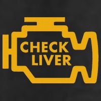 Check Liver Light Funny Drinking 11oz C Handle Ceramic Mug