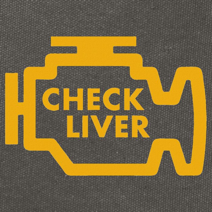 Check Liver Light Funny Drinking Cotton Canvas Backpack