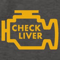 Check Liver Light Funny Drinking Vector Backpack