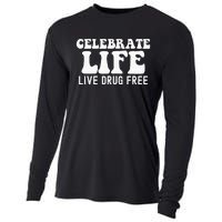 Celebrate Life Live Drug Free Red Band Week Awareness Cooling Performance Long Sleeve Crew