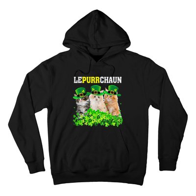 Cute Lepurrchaun Leprechaun Cat Lover Saint Patrick's Day Cute Hoodie