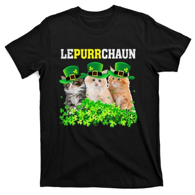 Cute Lepurrchaun Leprechaun Cat Lover Saint Patrick's Day Cute T-Shirt