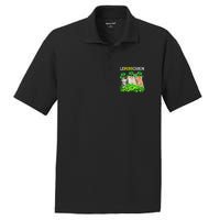 Cute Lepurrchaun Leprechaun Cat Lover Saint Patrick's Day Cute PosiCharge RacerMesh Polo