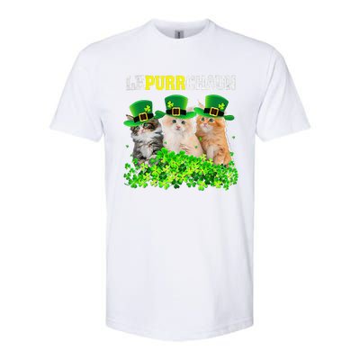 Cute Lepurrchaun Leprechaun Cat Lover Saint Patrick's Day Cute Softstyle CVC T-Shirt