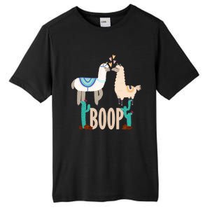 Cute Llama Love Boop Valentines Day Playful Gift Tall Fusion ChromaSoft Performance T-Shirt