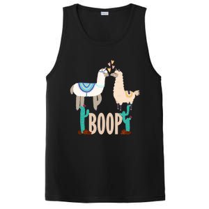 Cute Llama Love Boop Valentines Day Playful Gift PosiCharge Competitor Tank