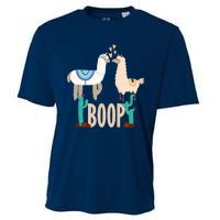 Cute Llama Love Boop Valentines Day Playful Gift Cooling Performance Crew T-Shirt