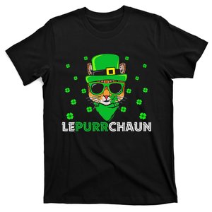 Cute Lepurrchaun Leprechaun Cat Lover Saint Patrick's Day T-Shirt