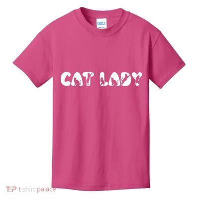 Cat Lovers Ladies Kids T-Shirt