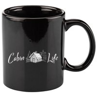 Cabin Life Log Cabin Gift 11oz C Handle Ceramic Mug