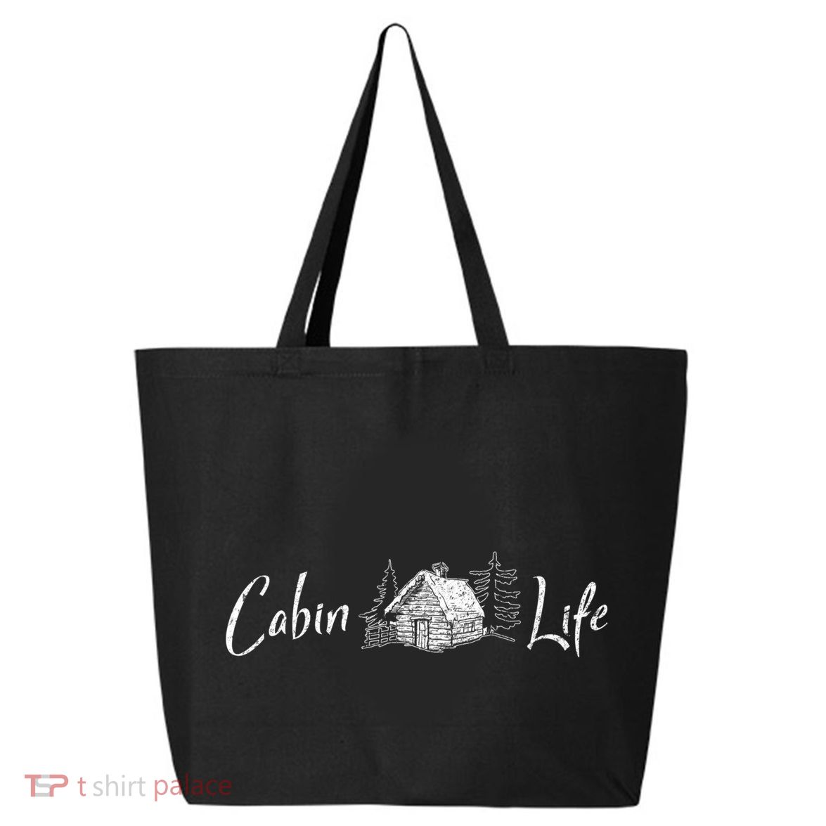 Cabin Life Log Cabin Gift 25L Jumbo Tote