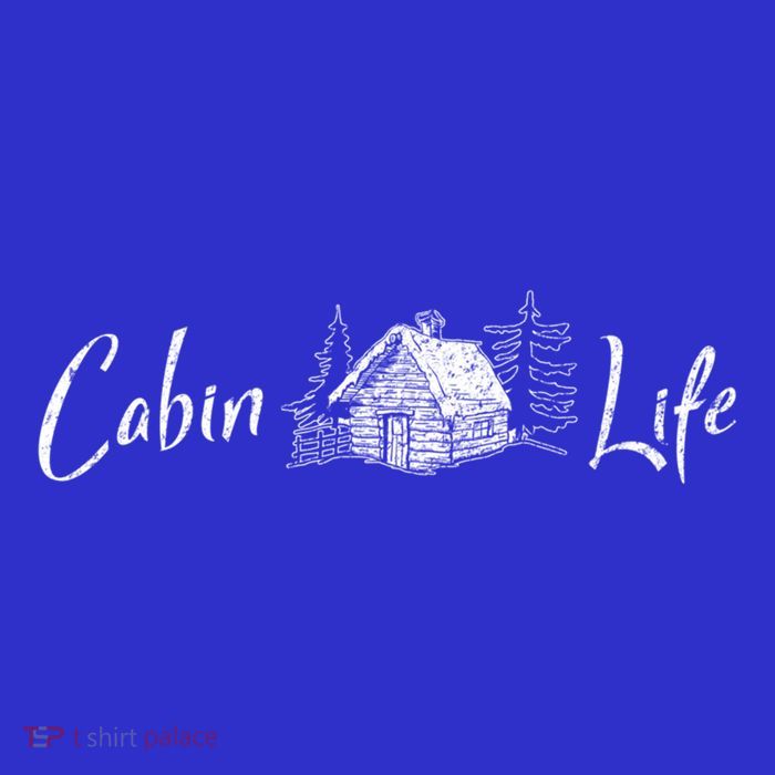 Cabin Life Log Cabin Gift Tall T-Shirt