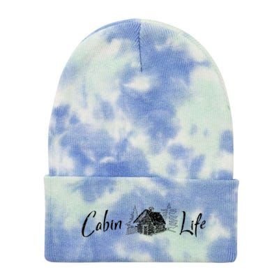 Cabin Life Log Cabin Gift Tie Dye 12in Knit Beanie