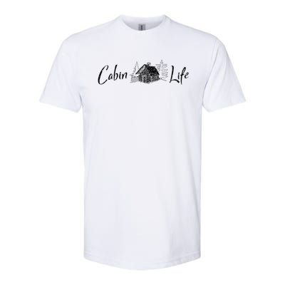 Cabin Life Log Cabin Gift Softstyle® CVC T-Shirt