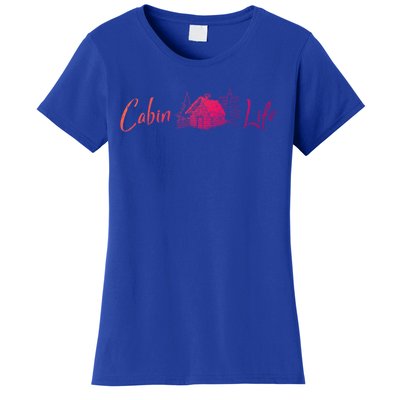 Cabin Life Log Cabin Gift Women's T-Shirt