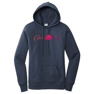 Cabin Life Log Cabin Gift Women's Pullover Hoodie