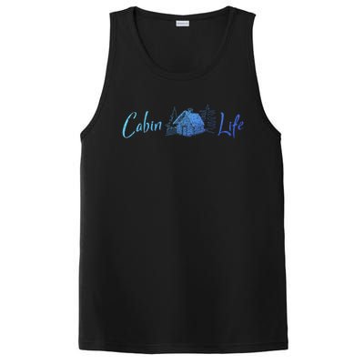 Cabin Life Log Cabin Gift PosiCharge Competitor Tank