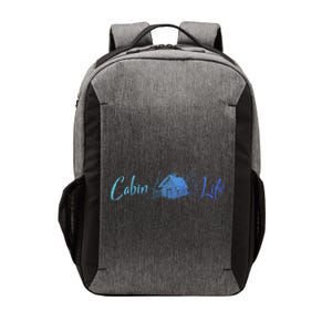 Cabin Life Log Cabin Gift Vector Backpack