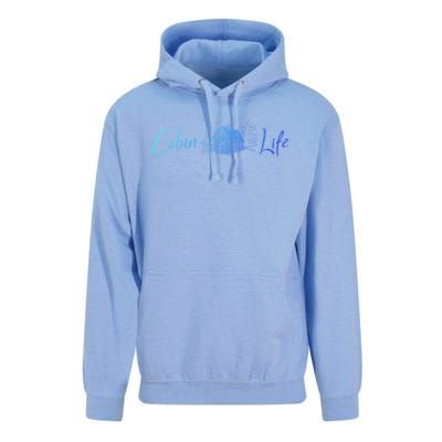 Cabin Life Log Cabin Gift Unisex Surf Hoodie