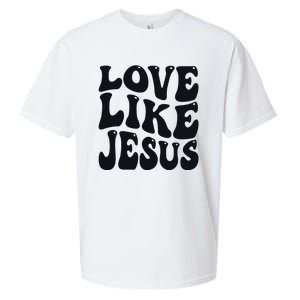 Christian Love Like Jesus Sueded Cloud Jersey T-Shirt