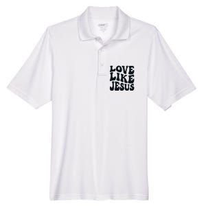 Christian Love Like Jesus Men's Origin Performance Pique Polo