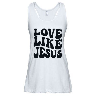 Christian Love Like Jesus Ladies Essential Flowy Tank