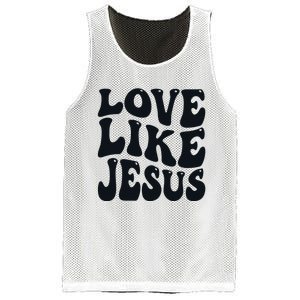 Christian Love Like Jesus Mesh Reversible Basketball Jersey Tank