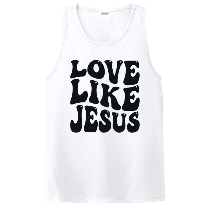 Christian Love Like Jesus PosiCharge Competitor Tank