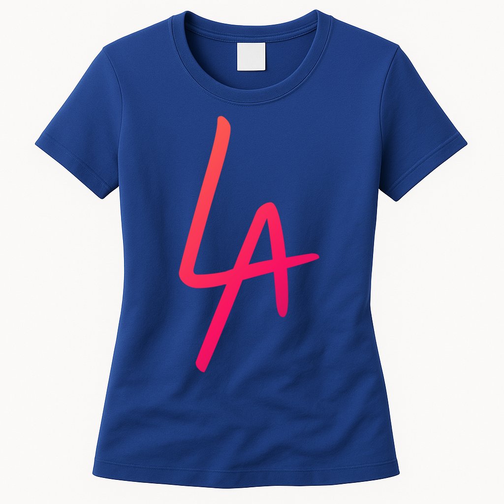 Cool La Letters Los Angeles Pride Trendy California Lovers Gift Womens T-Shirt