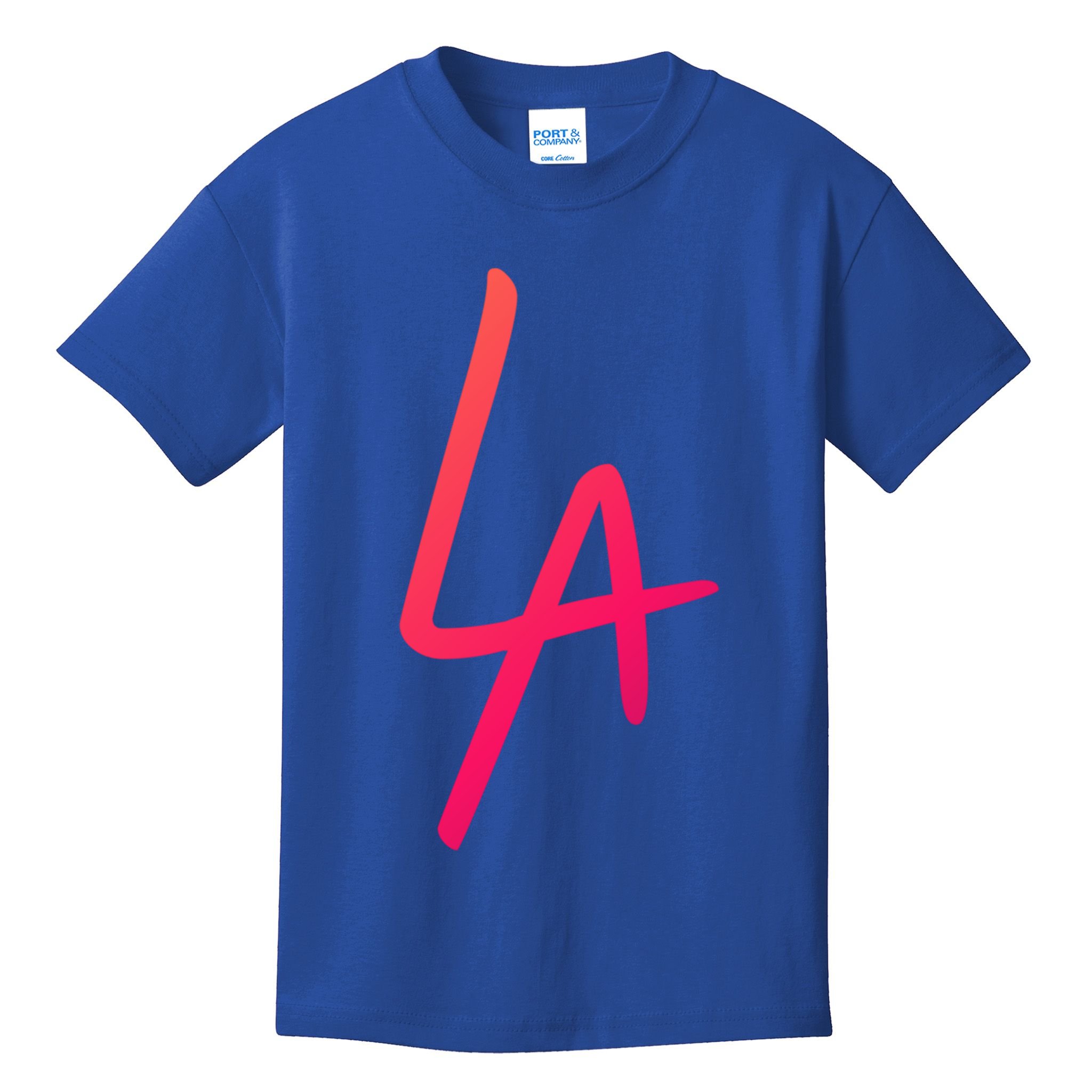 Cool La Letters Los Angeles Pride Trendy California Lovers Gift Kids T-Shirt