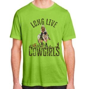 Cow Long Live Country Cool Wild West Gift Adult ChromaSoft Performance T-Shirt