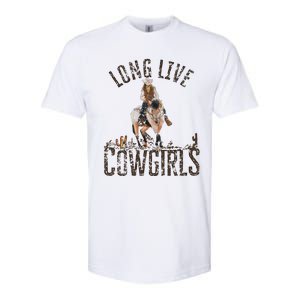 Cow Long Live Country Cool Wild West Gift Softstyle CVC T-Shirt