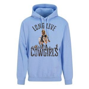 Cowgirls Long Live Wild West Cool Girl Country Girl Unisex Surf Hoodie