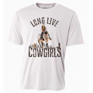 Cowgirls Long Live Wild West Cool Girl Country Girl Cooling Performance Crew T-Shirt