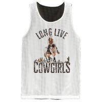 Cowgirls Long Live Wild West Cool Girl Country Girl Mesh Reversible Basketball Jersey Tank