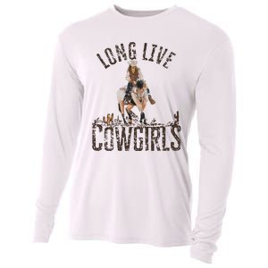 Cowgirls Long Live Wild West Cool Girl Country Girl Cooling Performance Long Sleeve Crew