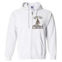 Cowgirls Long Live Wild West Cool Girl Country Girl Full Zip Hoodie