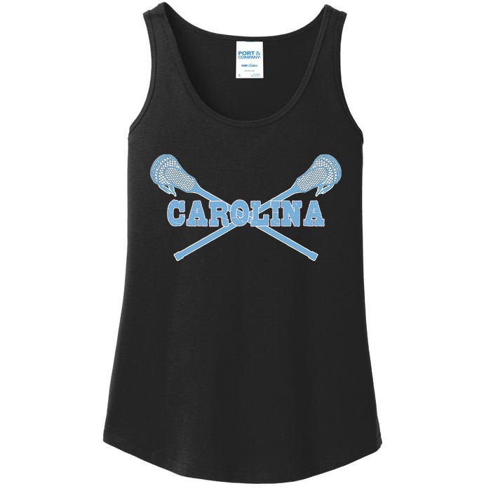 Carolina Lacrosse Lax Sticks Ladies Essential Tank